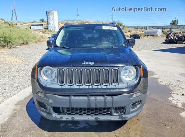 ZACCJBAT2GPD42259 2016 JEEP RENEGADE Black Front view
