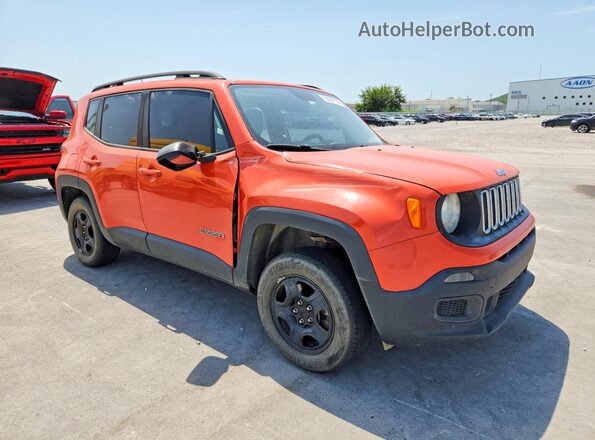 ZACCJBAT3GPC77616 2016 JEEP RENEGADE Оранжевый Передняя правая четверть
