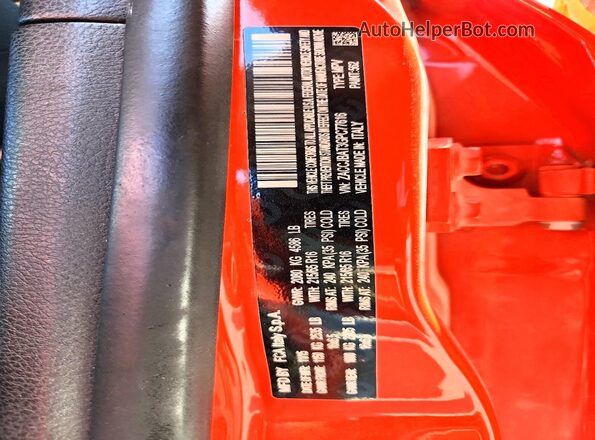 ZACCJBAT3GPC77616 2016 JEEP RENEGADE Оранжевый Вид подкапотного пространства