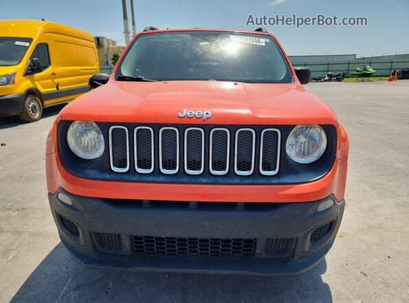 ZACCJBAT3GPC77616 2016 JEEP RENEGADE Оранжевый Вид спереди