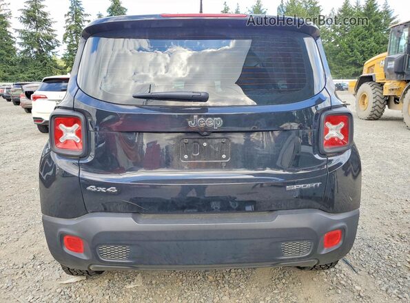 ZACCJBAT3GPC81164 2016 JEEP RENEGADE Black Rear view