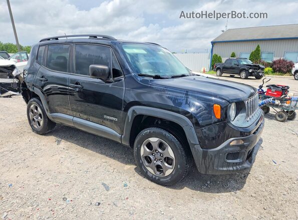 ZACCJBAT3GPD87551 2016 JEEP RENEGADE Black Առջևի աջ