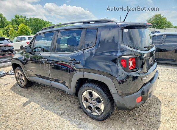 ZACCJBAT3GPD87551 2016 JEEP RENEGADE Black Հետևի ձախ