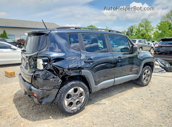 ZACCJBAT3GPD87551 2016 JEEP RENEGADE Black Հետևի աջ