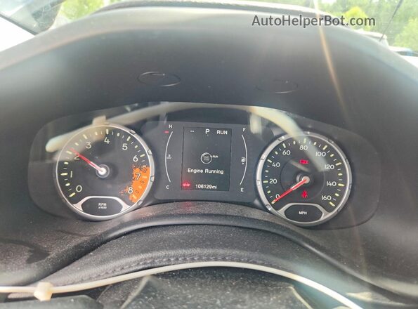 ZACCJBAT3GPD87551 2016 JEEP RENEGADE Black Սարքավորումների վահանակի տեսք