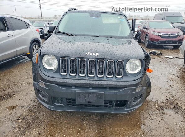 ZACCJBAT8GPD42945 2016 JEEP RENEGADE Black წინა ხედი