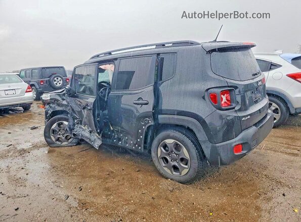 ZACCJBAT8GPD42945 2016 JEEP RENEGADE Black უკანა მარცხენა