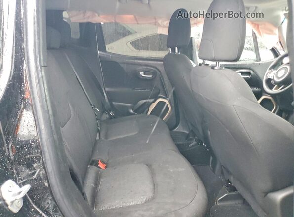ZACCJBAT8GPD42945 2016 JEEP RENEGADE Black უკანა სავარძლების ხედი