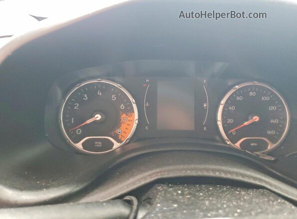ZACCJBAT8GPD42945 2016 JEEP RENEGADE Black ხელსაწყოთა პანელის ხედი