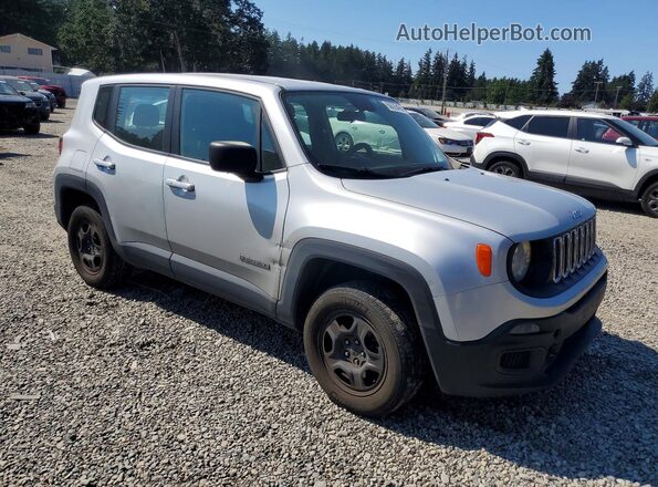 ZACCJBAT8GPD76321 2016 JEEP RENEGADE Silver Przód prawy