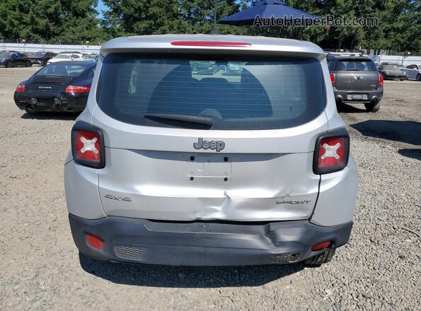 ZACCJBAT8GPD76321 2016 JEEP RENEGADE Silver Widok z tyłu