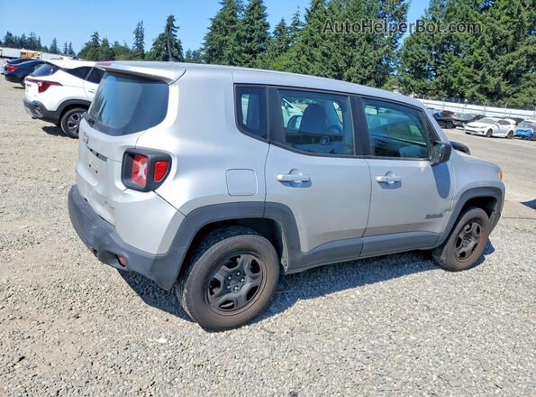 ZACCJBAT8GPD76321 2016 JEEP RENEGADE Silver Tył prawy