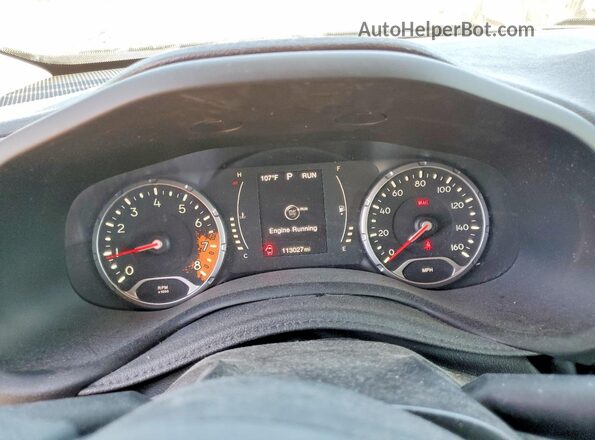 ZACCJBAT8GPD76321 2016 JEEP RENEGADE Silver Widok zestawu wskaźników