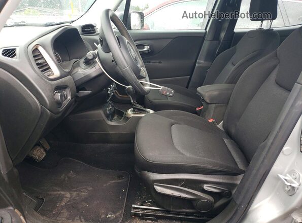 ZACCJBAT8GPD76321 2016 JEEP RENEGADE Silver Widok wnętrza z przodu