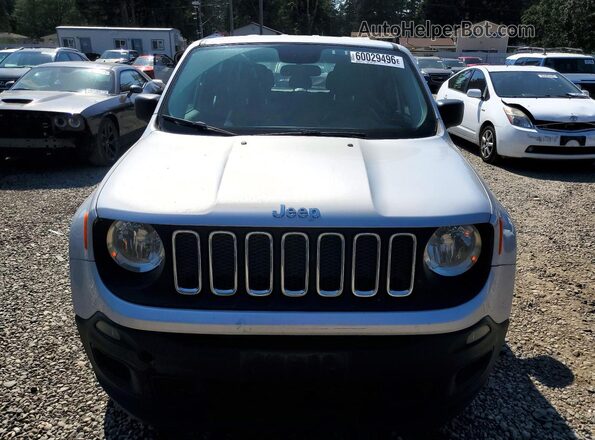 ZACCJBAT8GPD76321 2016 JEEP RENEGADE Silver Widok z przodu