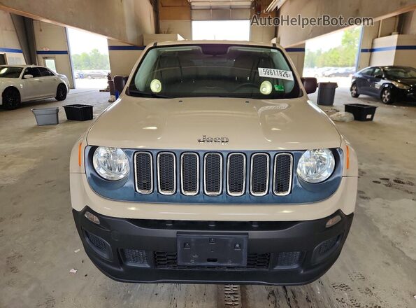ZACCJBAW2GPD19638 2016 JEEP RENEGADE Tan Вид спереду