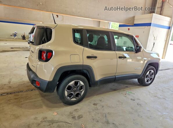 ZACCJBAW2GPD19638 2016 JEEP RENEGADE Tan Задня права чверть