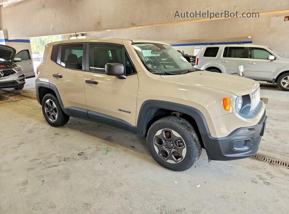 ZACCJBAW2GPD19638 2016 JEEP RENEGADE Tan Передня права чверть