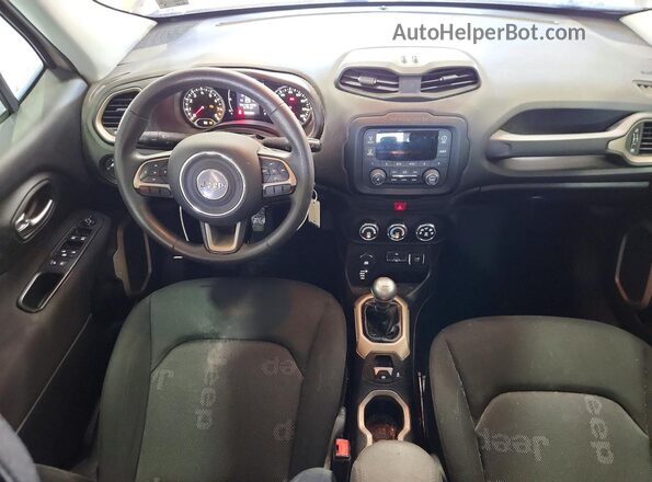 ZACCJBAW2GPD19638 2016 JEEP RENEGADE Tan Вид панелі приладів