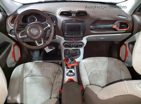 ZACCJBBB0HPF89707 2017 JEEP RENEGADE Silver Dashboard view
