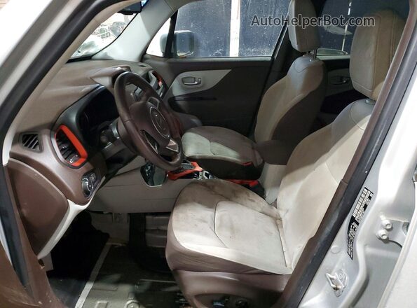 ZACCJBBB0HPF89707 2017 JEEP RENEGADE Silver Front interior view