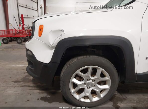 ZACCJBBB2HPG13604 2017 JEEP RENEGADE Белый Вид спереди