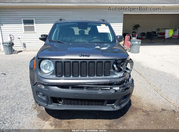 ZACCJBBB2JPH02420 2018 JEEP RENEGADE Gray Вид щитка приладів