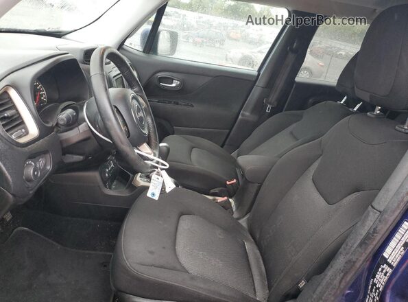 ZACCJBBB3HPF16458 2017 JEEP RENEGADE Синий Вид салона спереди