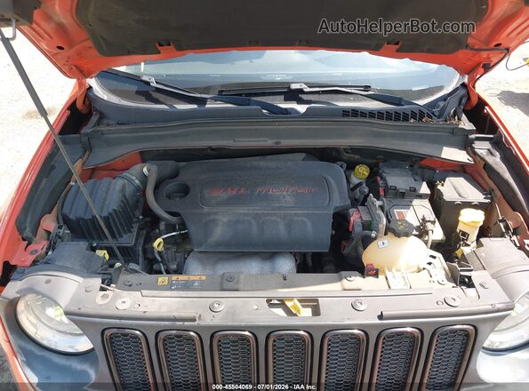 ZACCJBBB3HPF47449 2017 JEEP RENEGADE Orange Vista trasera
