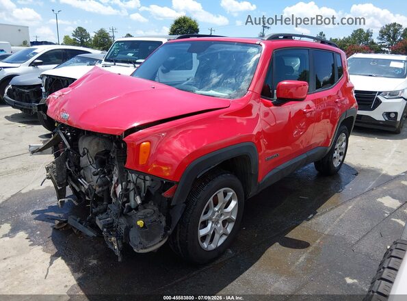 ZACCJBBB3HPF56359 2017 JEEP RENEGADE Red Առջևի ձախ երեք քառորդ տեսարան
