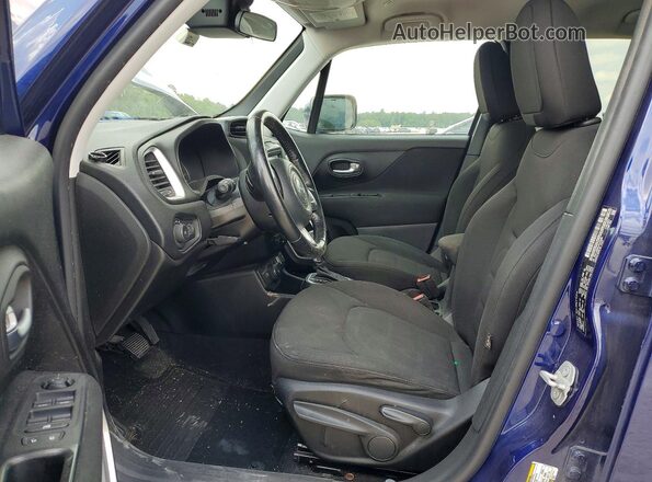 ZACCJBBB4JPH74008 2018 JEEP RENEGADE Blue წინა სალონის ხედი