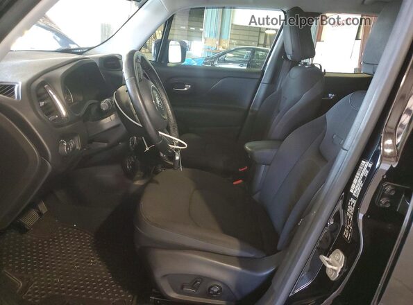 ZACCJBBB6HPE75355 2017 JEEP RENEGADE Black Widok wnętrza z przodu