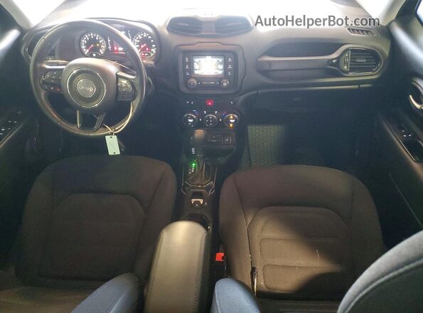ZACCJBBB6HPE75355 2017 JEEP RENEGADE Black Widok deski rozdzielczej