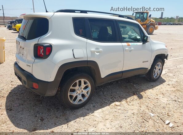 ZACCJBBB6JPH66041 2018 JEEP RENEGADE Белый Задняя правая четверть