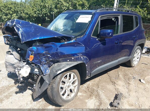 ZACCJBBB7JPH86749 2018 JEEP RENEGADE Blue Передня ліва чверть
