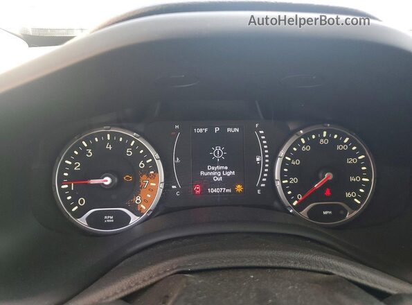 ZACCJBBB8HPF85890 2017 JEEP RENEGADE Silver Սարքավորումների վահանակի տեսք