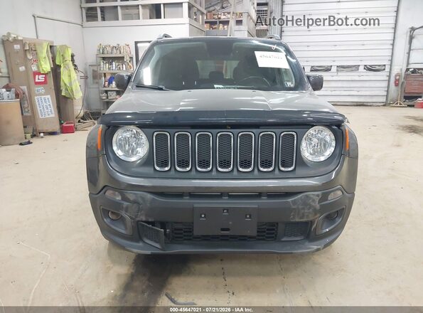 ZACCJBBB8JPH29296 2018 JEEP RENEGADE Gray Вид щитка приладів