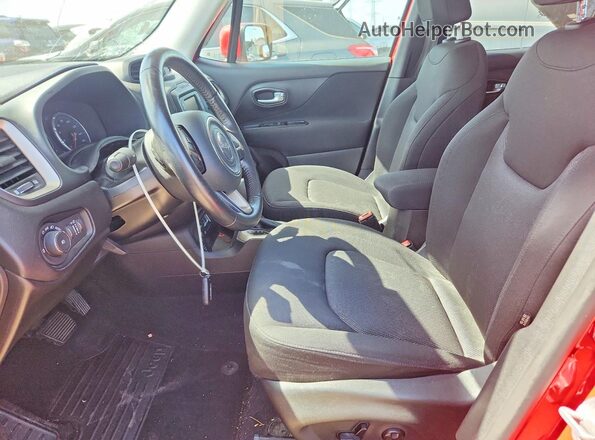 ZACCJBBB9HPF46449 2017 JEEP RENEGADE Red წინა სალონის ხედი