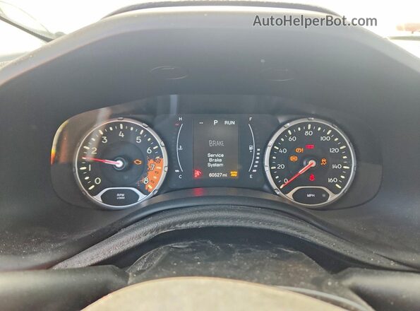ZACCJBBB9HPF46449 2017 JEEP RENEGADE Red ხელსაწყოთა პანელის ხედი