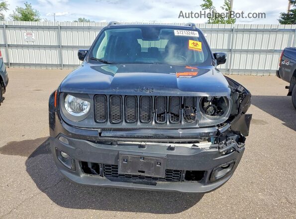 ZACCJBBBXJPH73610 2018 JEEP RENEGADE Black Widok z przodu