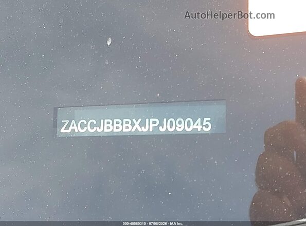 ZACCJBBBXJPJ09045 2018 JEEP RENEGADE Черный Вид подкапотного пространства