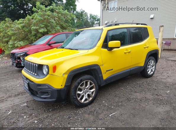 ZACCJBBT1GPC56486 2016 JEEP RENEGADE Желтый Передняя левая четверть