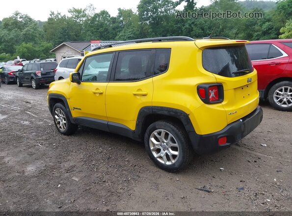 ZACCJBBT1GPC56486 2016 JEEP RENEGADE Желтый Задняя левая четверть
