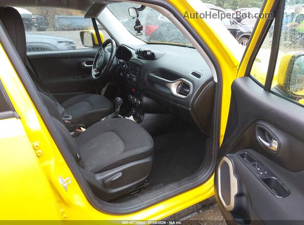 ZACCJBBT1GPC56486 2016 JEEP RENEGADE Желтый Вид салона спереди