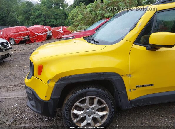 ZACCJBBT1GPC56486 2016 JEEP RENEGADE Желтый Вид спереди