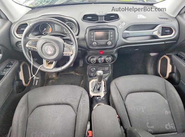 ZACCJBBT1GPD53736 2016 JEEP RENEGADE Silver წინა პანელის ხედი
