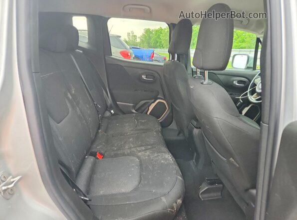ZACCJBBT1GPD53736 2016 JEEP RENEGADE Silver უკანა სალონის ხედი