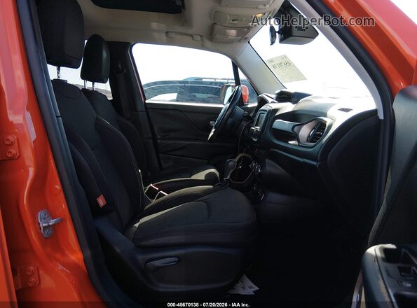 ZACCJBBT2GPC91036 2016 JEEP RENEGADE Orange Widok wnętrza z przodu