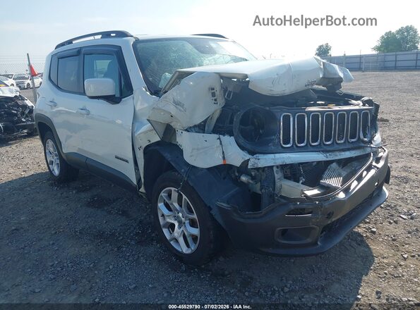 ZACCJBBT2GPD81318 2016 JEEP RENEGADE White წინა ხედი