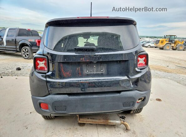 ZACCJBBT3GPD20124 2016 JEEP RENEGADE Black უკანა ხედი